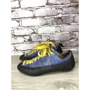 BOREAL Zephyr Blue Suede Leather Rock Climbing Shoes Men Sz 39.5EU/7M US